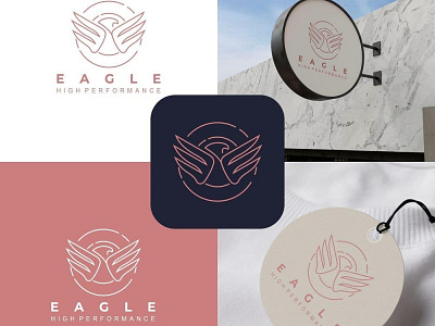 eagle logo app apparel branding bull design eagle icon illustration logo ui vector