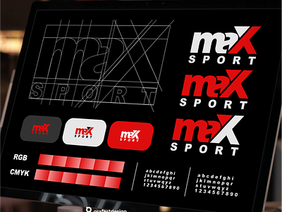 MAX SPORT app apparel branding bull design icon illustration logo ui vector