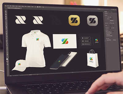 letter Z logo mark app apparel branding bull design icon illustration logo ui vector