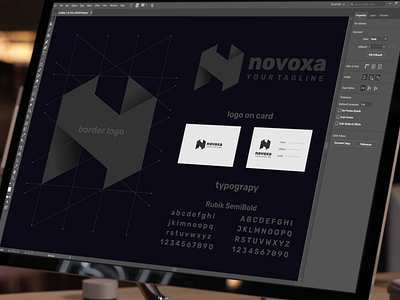 novoxa logo app apparel brand branding bull design icon illustration logo technology ui vector
