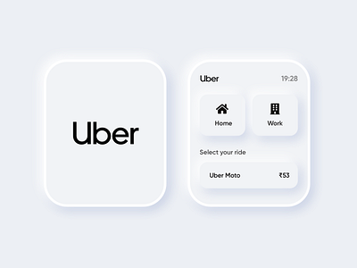 Uber Watch android app design finance ios material uber ui ux watch watch app