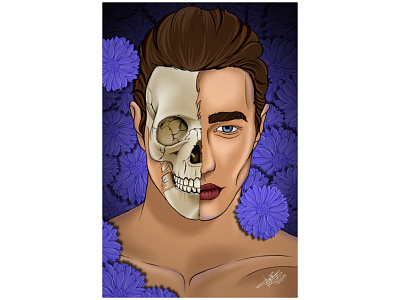 Two Face design digitalart illustration vector