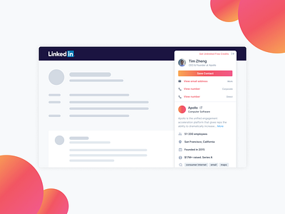 Linkedin Extension Preview