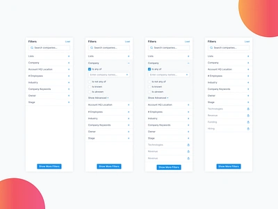 Filters brand identity categories filter filter ui filtering filters industry keyword keyword research keywords locked premium feature saas show more sidebar sort sort by sorting strategy ui