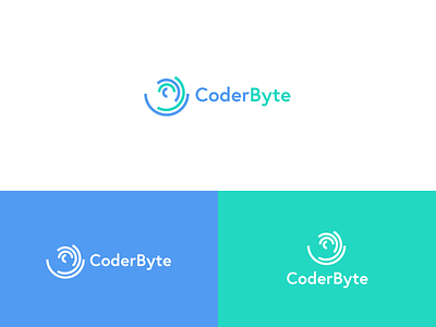 Coderbyte Logo Concept brand identity code logo coder coding data logo logo logo design saas strategy