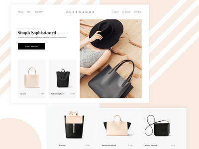 Ecommerce Collection Page bags collection page lookbook ecommerce fashion product page fashion shop fashion store online store product page strategy