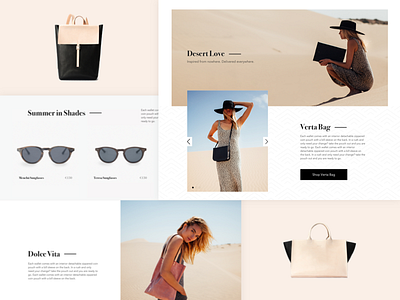 Ecommerce Landing Page ecommerce ecommerce landing page fashion bag fashion ecommerce fashion shop fashion store product page products strategy sunglasses webshop