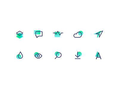 Gradient Icons brand identity branding communication icons gradient icon gradients graphic design icon collection icons saas icons user interface icons