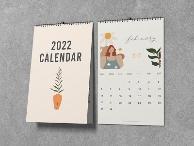 Preview Calendar 2022 2022 branding calendar calendar 2022 design illustration zodiac