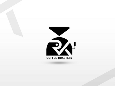 RK | Coffee Roastery Logo Design