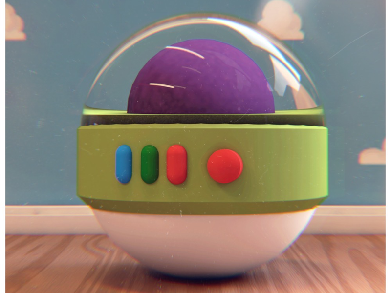 Buzz Lightyear cartoom c4d cinema4d minimal disney buzz lightyear pixar toy story