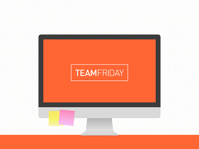 Team Friday design desktop la team friday vector