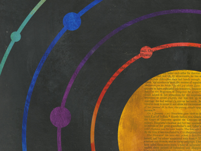 Solar System Style Frame style frame solar system sun planets space