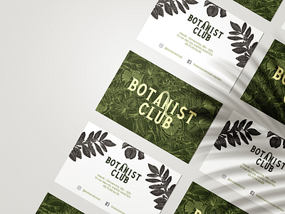 Botanist club, Business cards