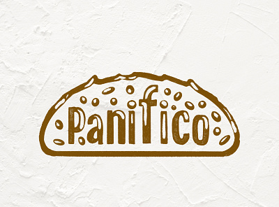 Logo design for a sourdough bakery design hand lettering illustration logo