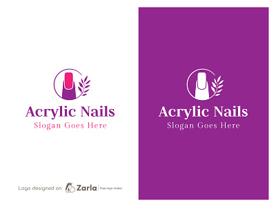 Acrylic Nails Logo acrylic nails logo beauty beauty logo nail logo nail salon logo nails logo