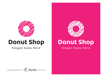 Donut Shop Logo donut logo doughnut logo free logo free logo maker logo logo design logo maker sweets logo
