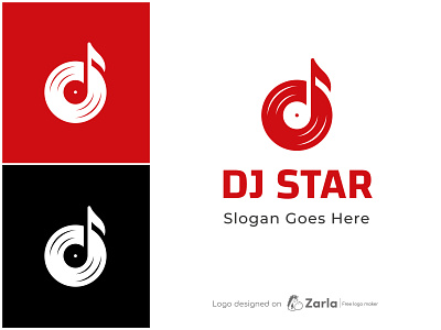 DJ Logo dj logo free logo free logo maker logo logo design logo maker music logo