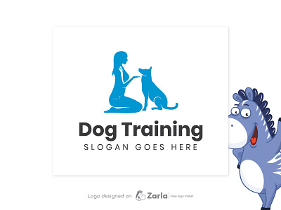 Dog Training Logo dog care dog food dog trainer dog training logo dog walker free logo free logo maker logo logo design logo maker pet care pet clininc pet grooming