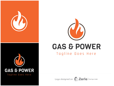 Gas and Power Logo fire logo free logo free logo maker gas logo logo logo design logo maker oil logo power logo