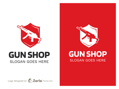 Gun Shop Logo branding firearms logo free logo free logo maker gun logo hunting logo logo logo design logo maker pistol logo