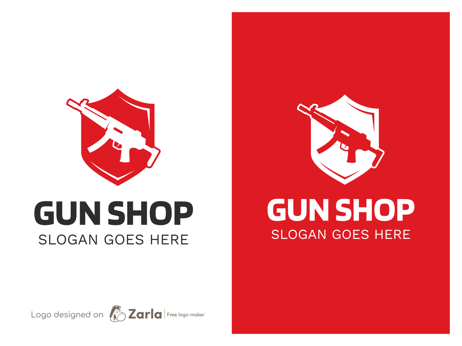 Gun Shop Logo by Zarla AI on Dribbble