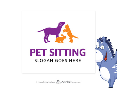 Pet Sitting Logo branding free logo free logo maker logo logo design logo maker pet accessories logo pet food logo pet grooming logo pet resort logo pet shop logo pet sitting logo