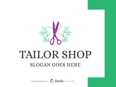 Tailor Shop Logo apparel logo boutique logo branding free logo free logo maker logo logo design logo maker sewing logo tailor shop logo