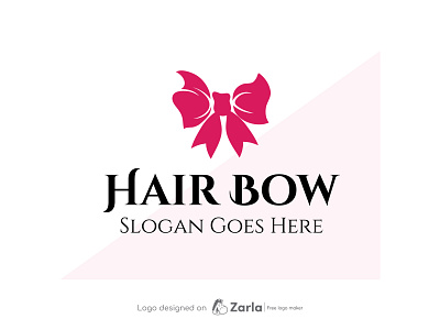 Hair Bow Logo bow logo branding fashion logo free logo free logo maker hair bow logo logo logo design logo maker