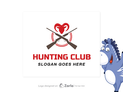 Hunting Club Logo branding free logo free logo maker hunting logo logo logo design logo maker