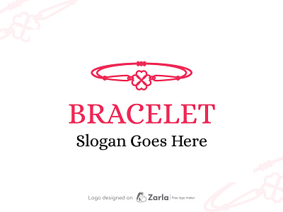Bracelet Logo bracelet logo branding free logo free logo maker jewellery logo jewelry logo logo logo design logo maker ornament logo