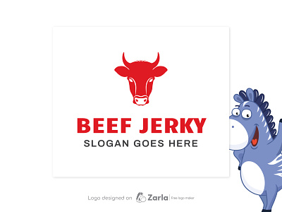 Beef Jerky Logo beef jerky logo beef logo branding buffalo logo cow logo design free logo free logo maker logo logo design logo maker