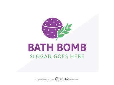 Bath Bomb Logo bath bomb logo branding design free logo free logo maker logo logo design logo maker soap logo