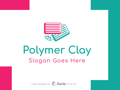 Polymer Clay Logo branding design free logo free logo maker logo logo design logo maker ornament logo polymer clay logo slime logo