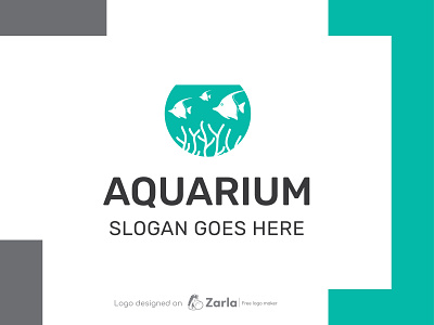 Aquarium Logo aquarium logo branding fish logo free logo free logo maker logo logo design logo maker