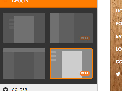 Layout Switcher cms customiser customizer design panel layout presets restaurant theme themes wordpress