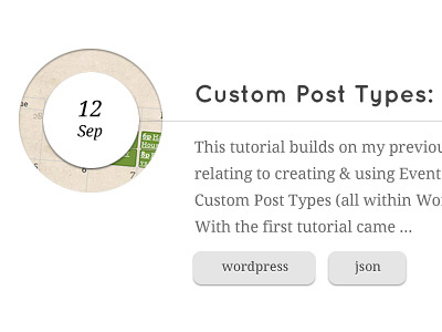 New Blog Design blog border button cms css css3 date mask meta minimal page post radius tags theme wordpress
