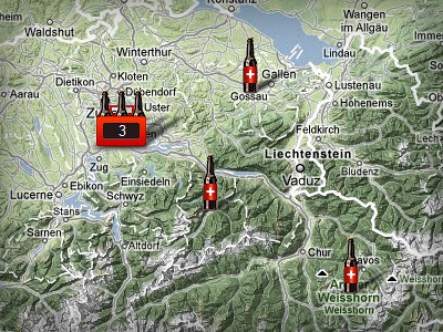 Google Map Markers beer brewery clusterer gmaps google maps marker pin sixpack swiss switzerland