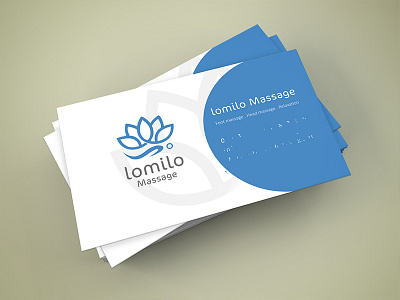 Lomilo Massage Logo Design design identity logo