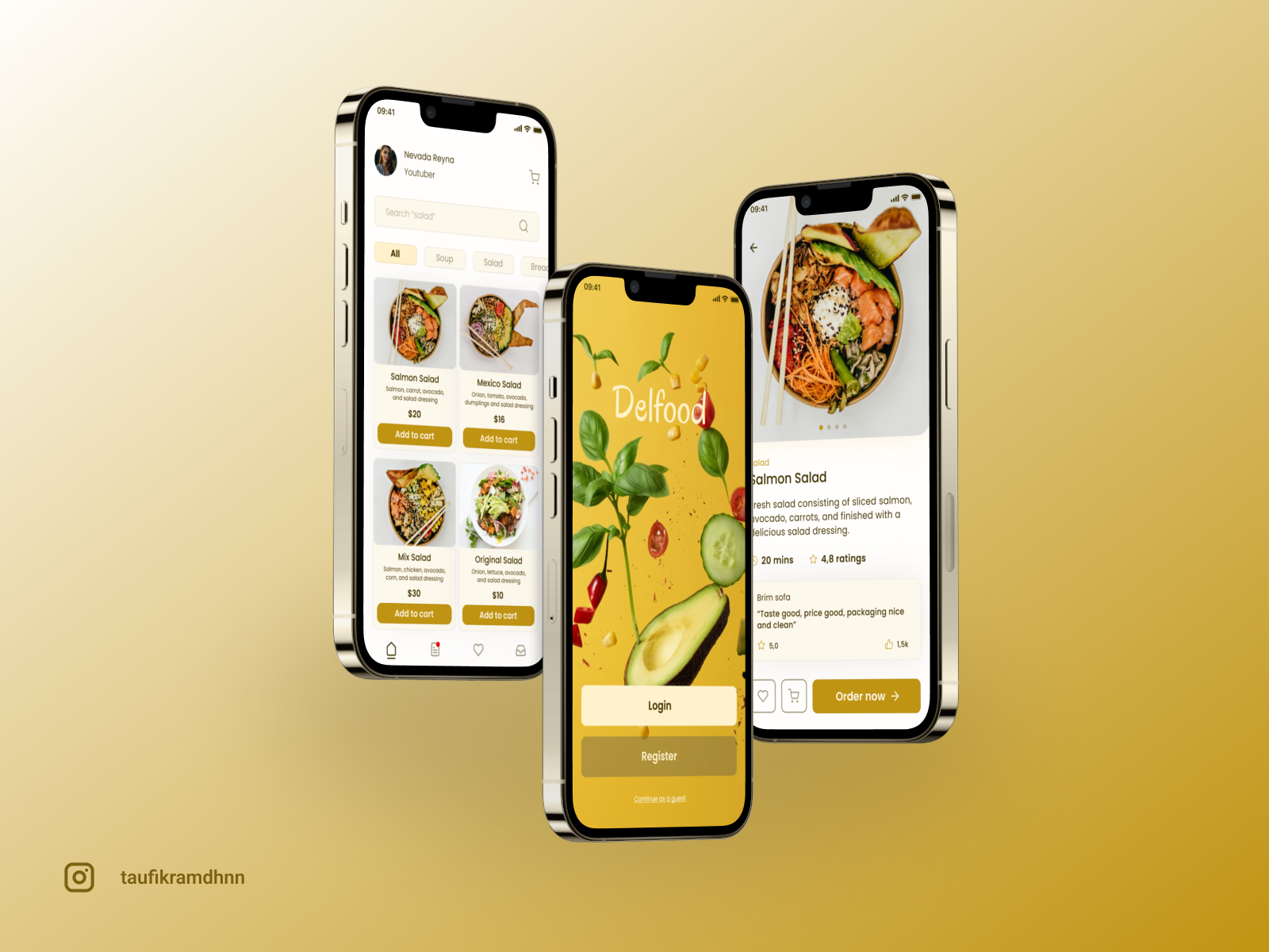 Ui Food Apps : Delfood By Designbytaufik On Dribbble