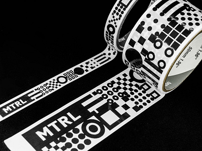 MTRL_Packing tape brand co working identity japan kyoto logo packing tape