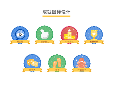 Achievement icon for Chaowan APP achievement icon app branding chaowan app chaowan app dailyui design home icon icons illustration design logo ui