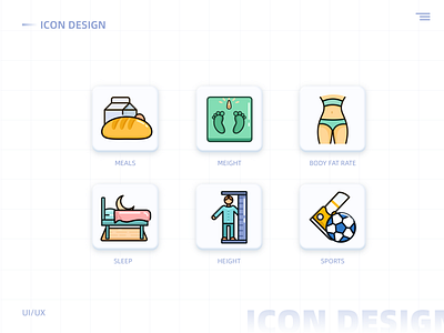 Decorative icon 装饰性图标 dailyui design icon icons illustration ui