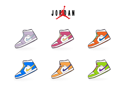 Jordan basketball shoe icon design/乔丹篮球鞋图标设计 app branding dailyui design icon icons illustration logo ui ux