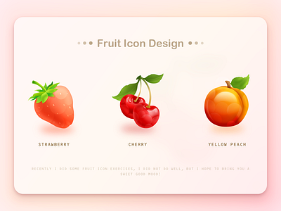 fruit icon design branding dailyui design icon icons illustration logo ui ux vector