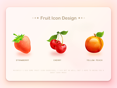 fruit icon design