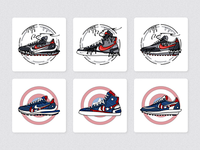 球鞋图形设计 Sneaker graphic design branding dailyui design icon icons illustration logo ui ux vector