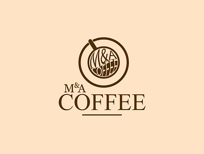 M&A Coffee branding coffee coffeelogo design graphic design icon illustration logo vector