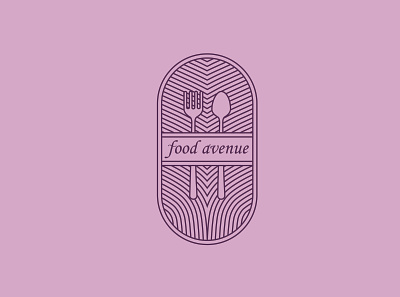 food avenue design graphic design icon illustration logo typography