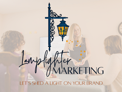 Lamplighter Marketing Branding branding design icon logo typography vector